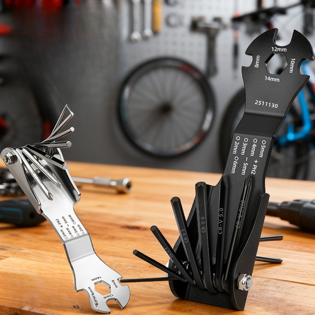 Workshop Hand Tools And Equipment - 1pc Multi-functional Folding Hexagon Wrench High
