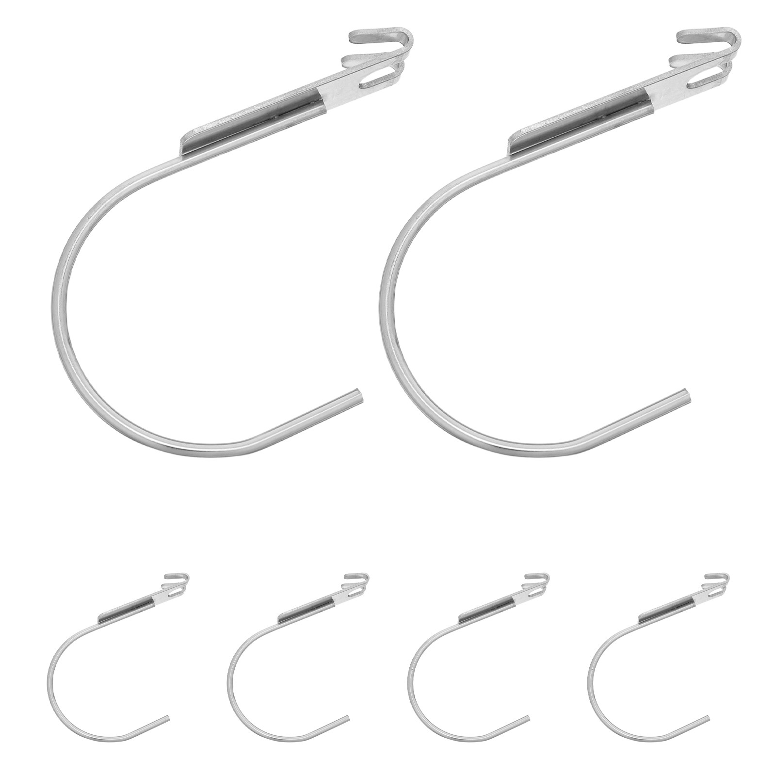 Workshop Tools Shelf - 6Pcs Pegboard Hooks Stainless Steel Universal