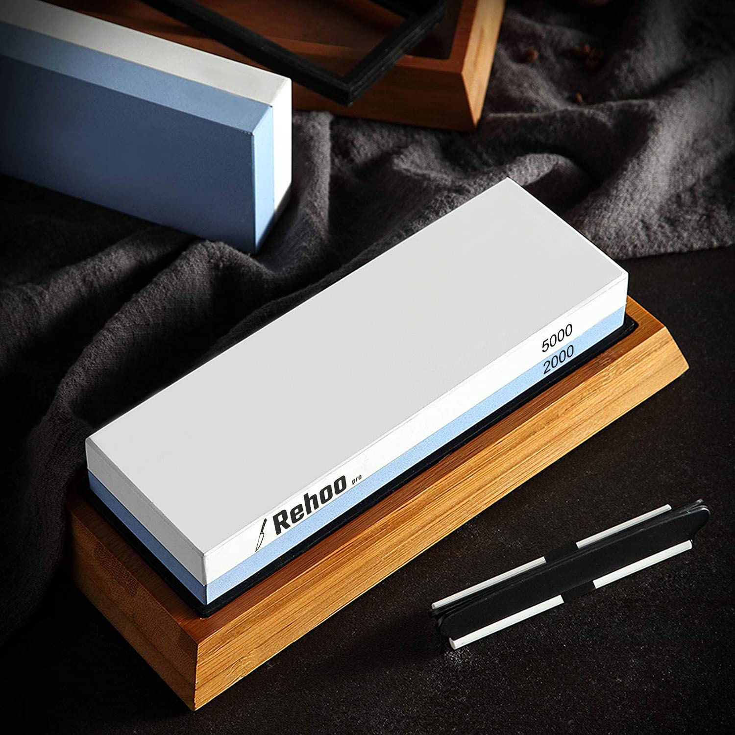 Rehoo Double-sided Sharpening  - Sharpening Stone Whetstone ulasan dan harga