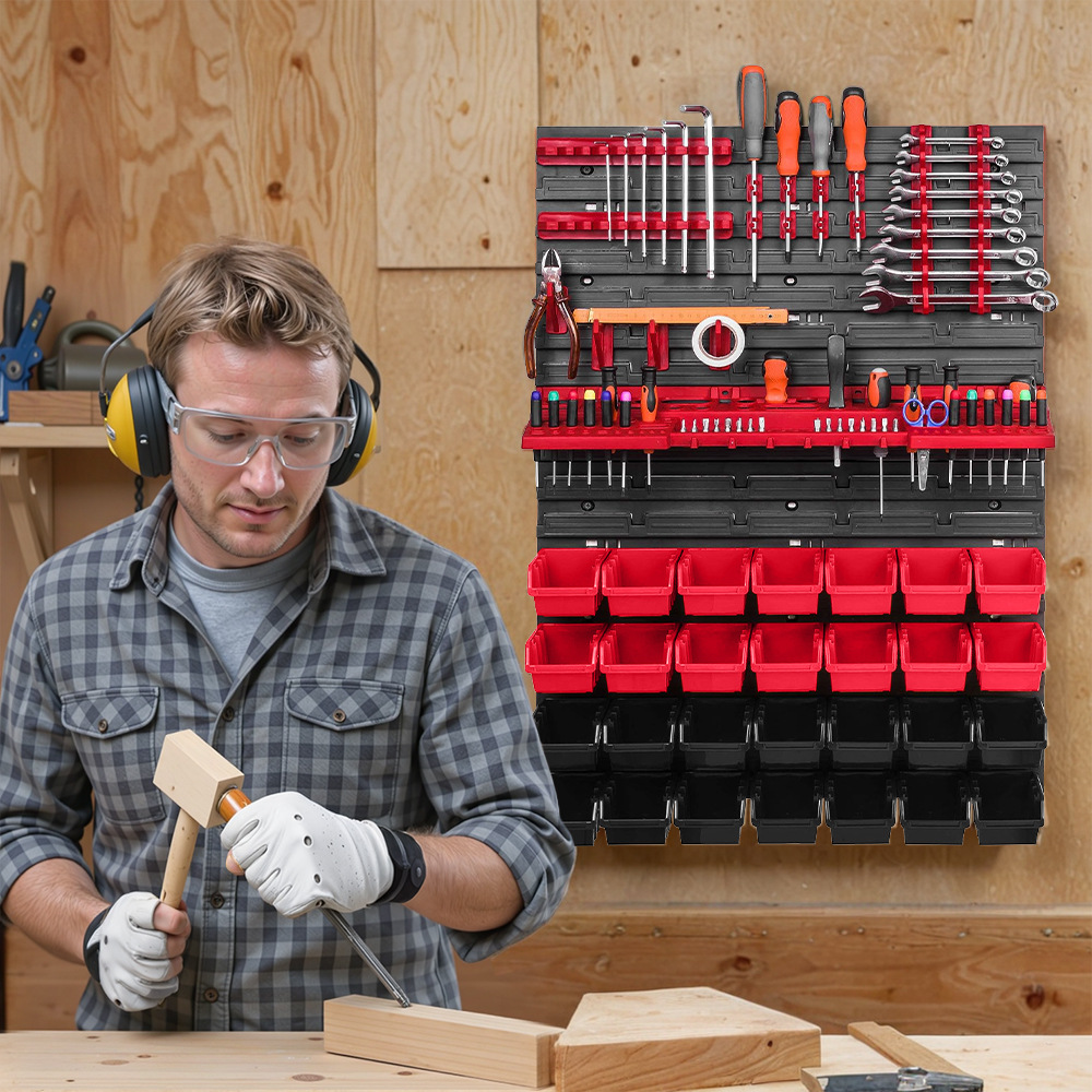 Tools Wall Storage Shelf Wall  - Workshop Tools Shelf ulasan dan harga