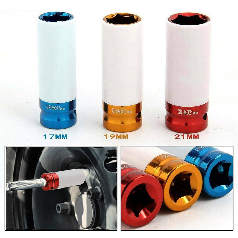 1Pc Metal Socket 17mm/19mm/21m - Workshop Hand Tools And Equipment ulasan dan harga