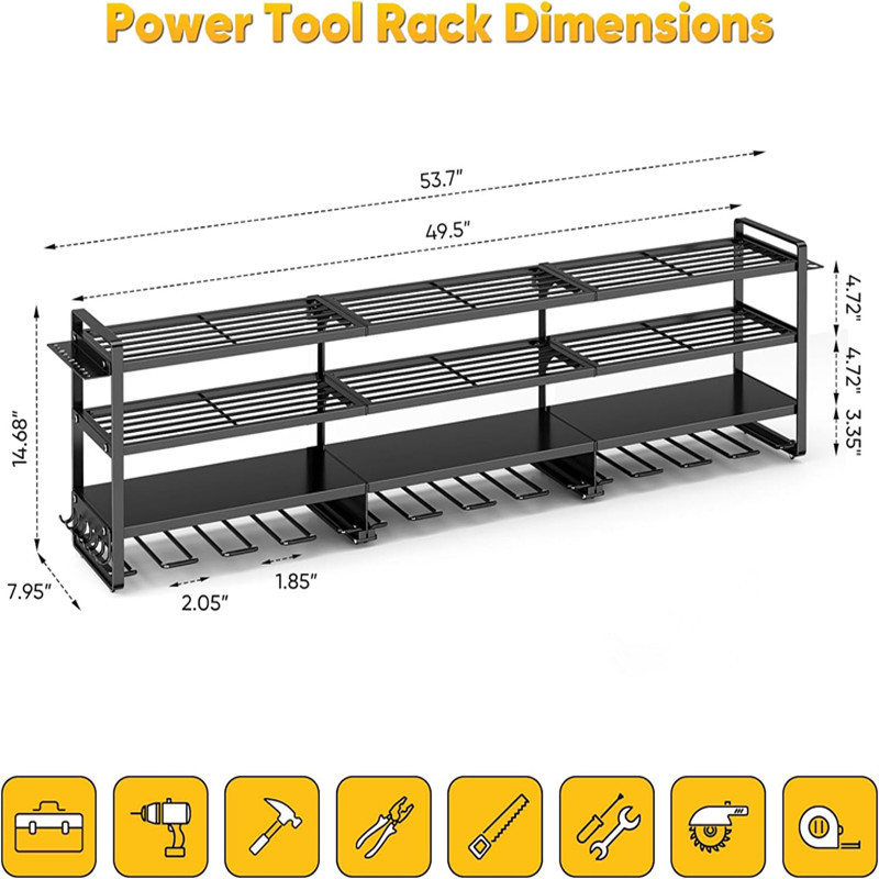 Large Power Tool Organizer Wal - Workshop Tools Shelf ulasan dan harga
