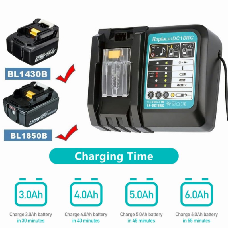 DC18RC Li-ion Battery 3A Charg - Makita Drill Hp1640 ulasan dan harga