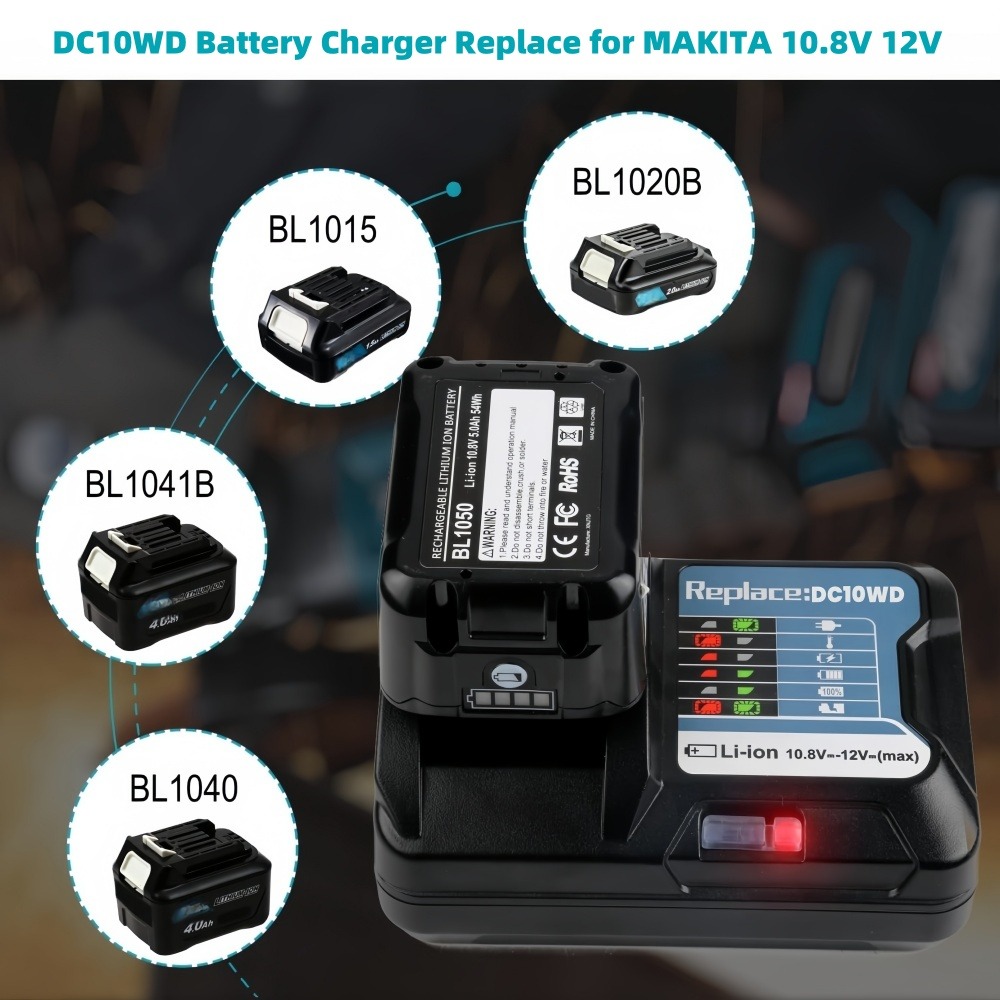 10.8V 12V 6A Rechargeable Repl - Makita Drill Hp1640 ulasan dan harga
