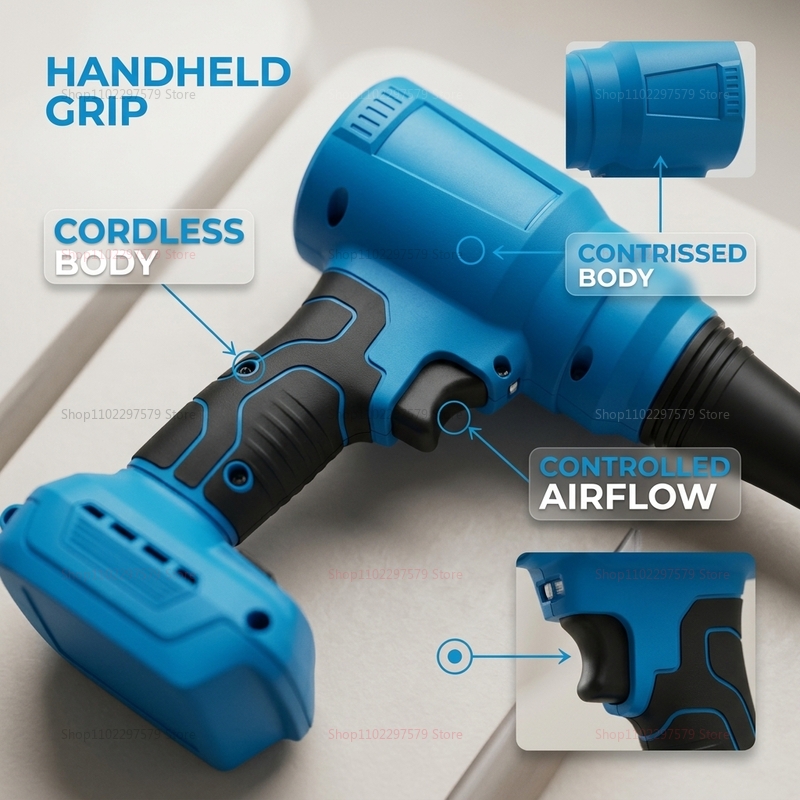 18V Brushless Cordless Air Dus - Workshop Electric Tools ulasan dan harga